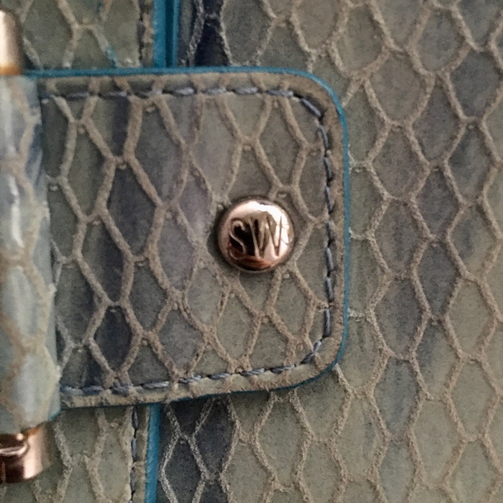 ✨Stuart Weitzman Croc Shoulder Purse✨ - Picture 6 of 6
